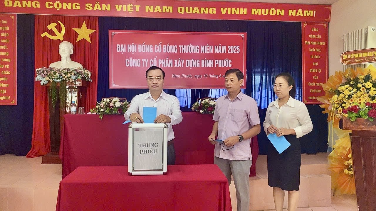 Công ty Cổ phần Xây dựng Bình Phước tổ chức thành công ĐHĐCĐ Thường niên năm 2025 